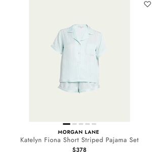 Morgan Lane Blue Pajama Short Set